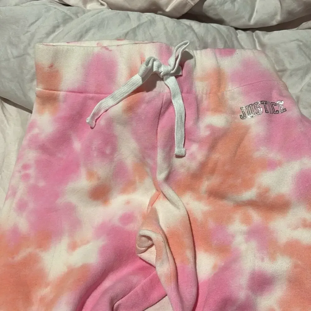 Justice pink peach